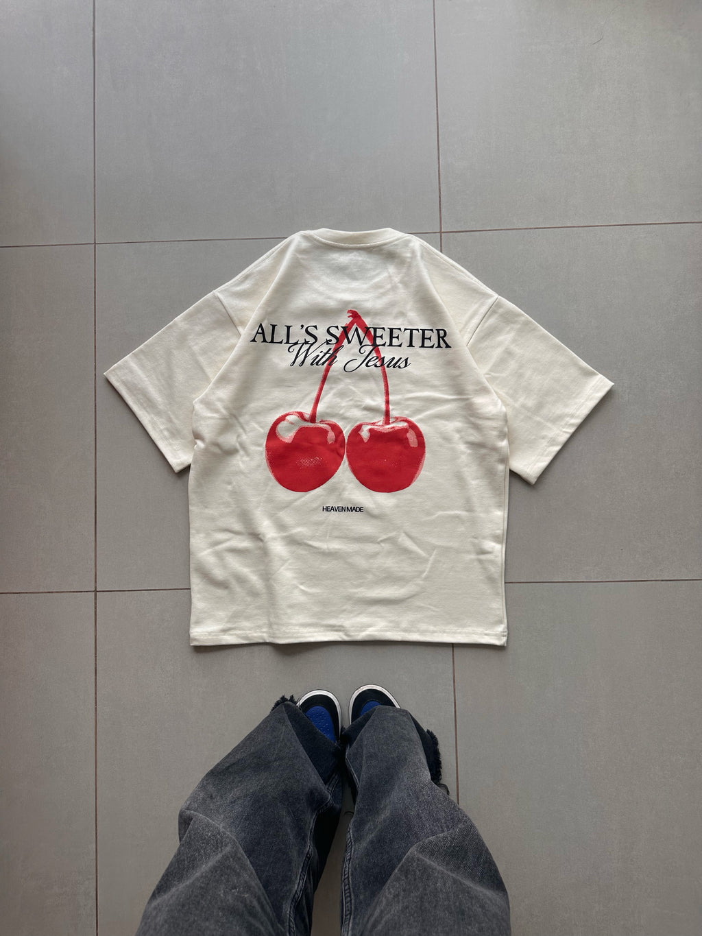 ALL’S SWEETER WITH JESUS T-SHIRT