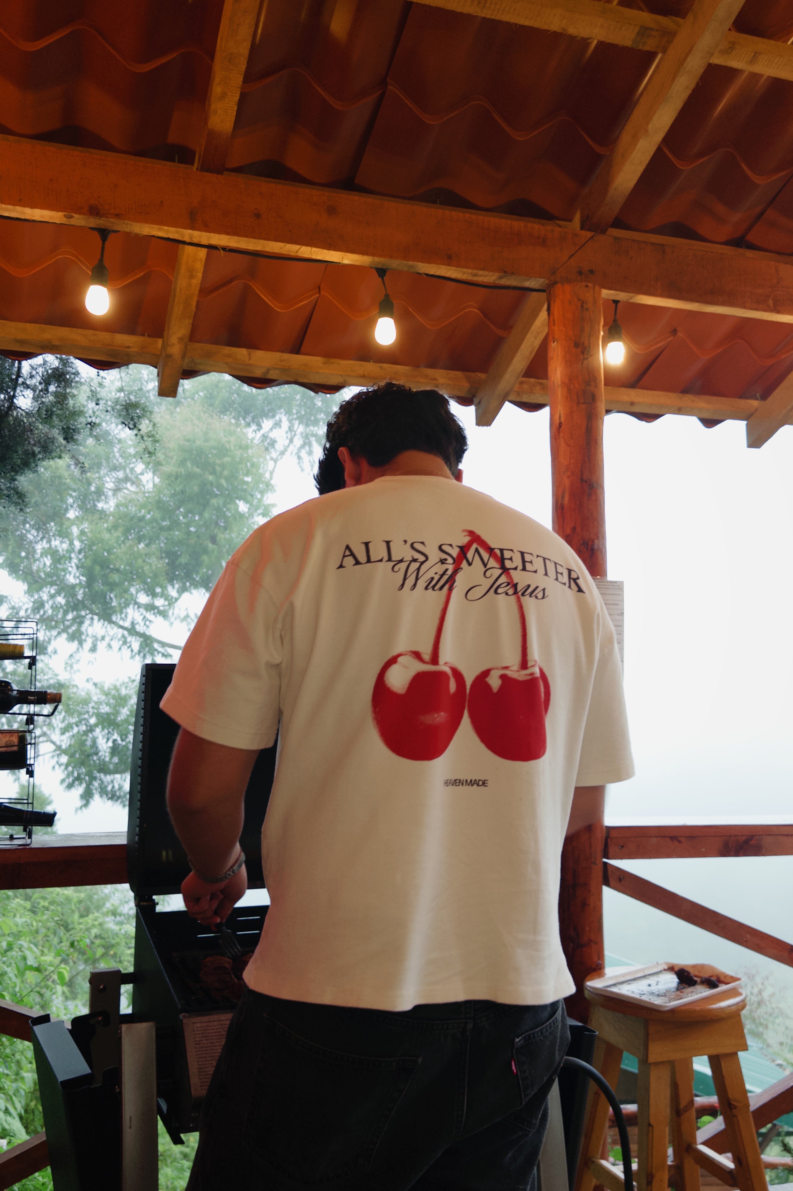 ALL’S SWEETER WITH JESUS T-SHIRT